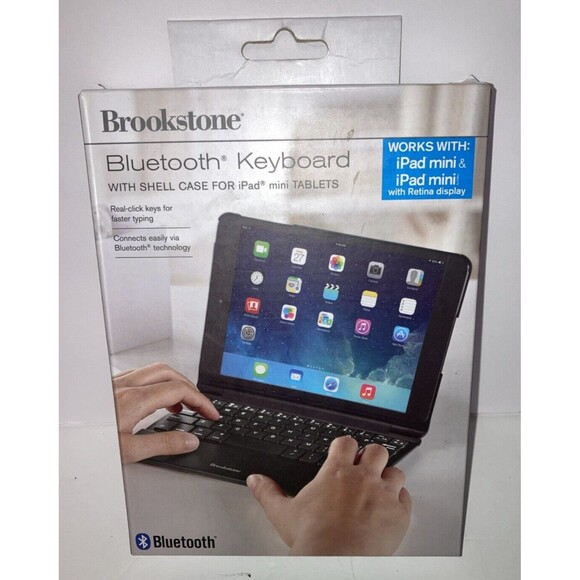 Brookstone Bluetooth Keyboard for iPad Mini and iPad Mini With Retina Display - Picture 1 of 3